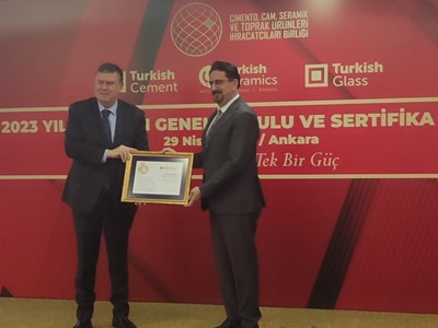 Hitit Seramik Awarded With Gold Certificate In Export...